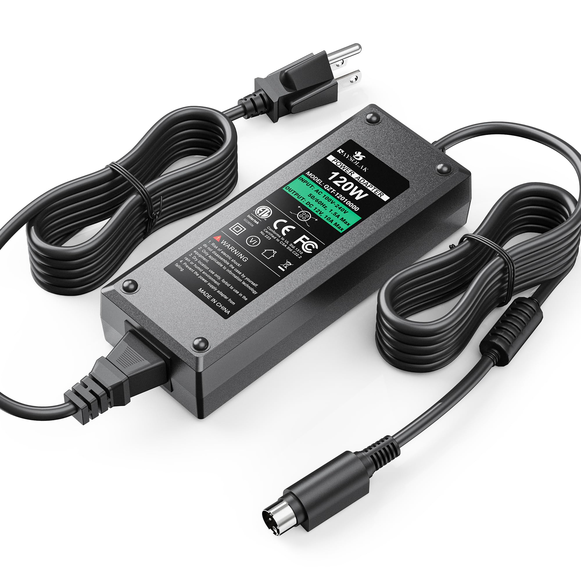 Amazon.com: SAYSOLAK 12V 10A Power Supply for Synology NAS